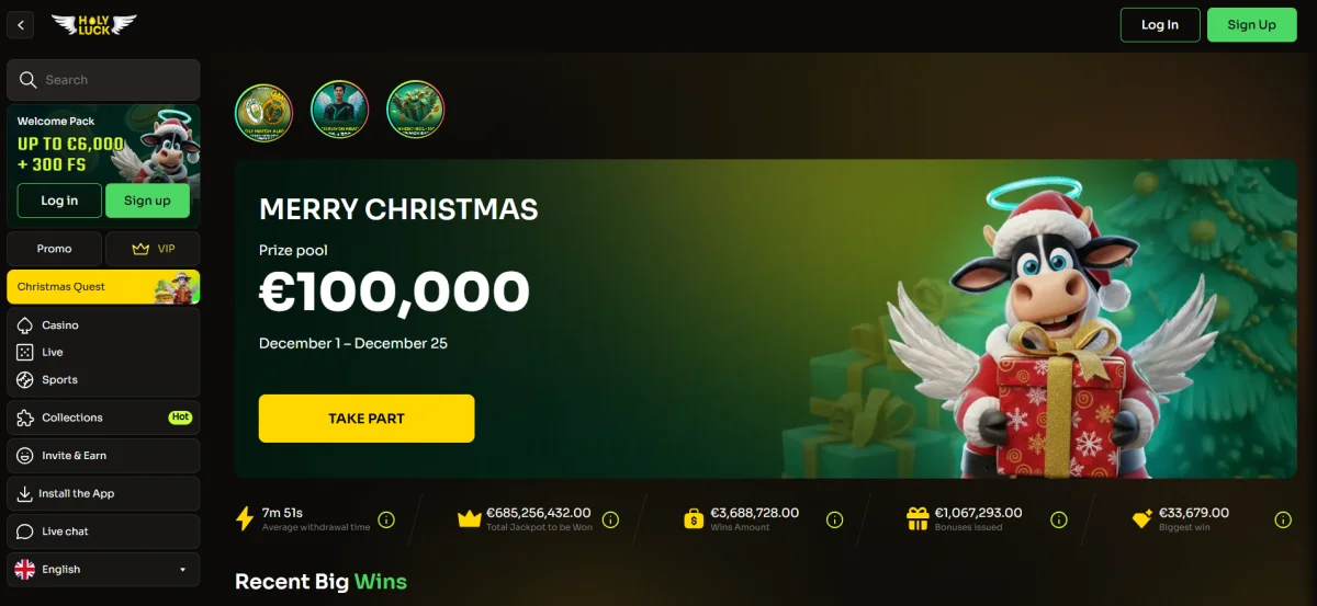 Holyluck Online Casino